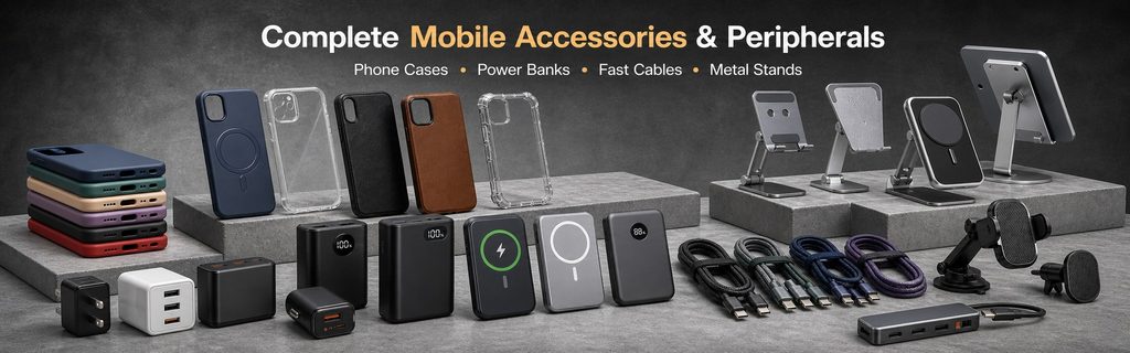 Full range of digital accessories and phone peripherals