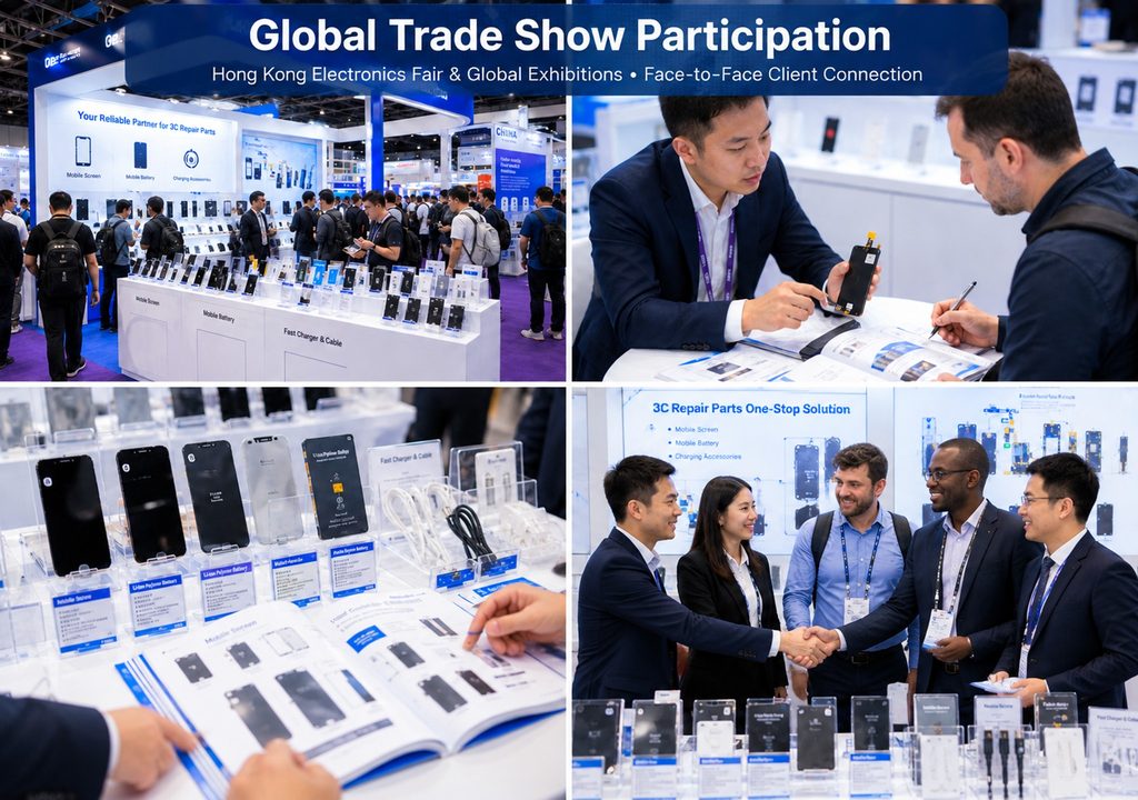 Calowv team exhibiting at international electronics trade shows