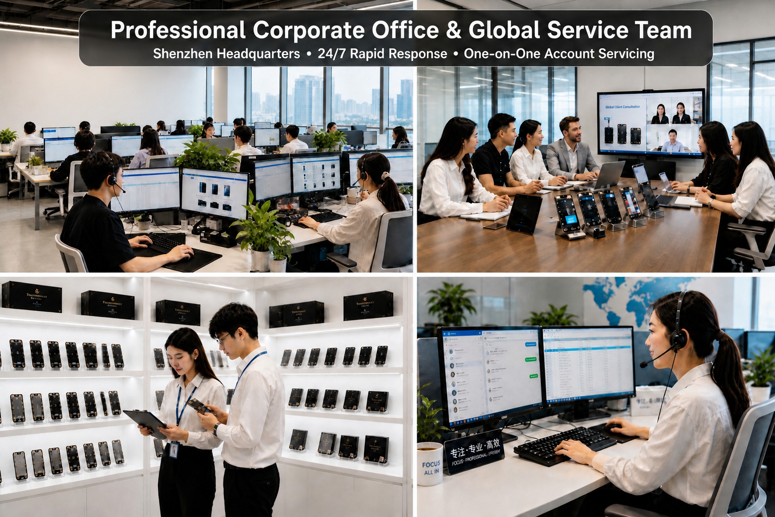 Calowv office and customer service team