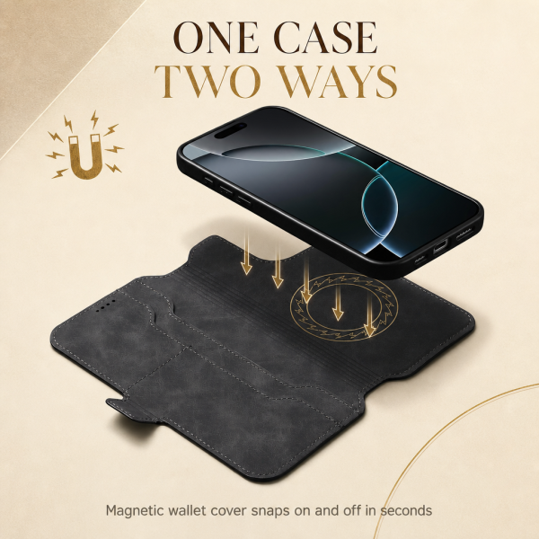H0276055a13f945339f654746093ab8a3q.png Magnetic Detachable Wallet Folio Case for iPhone 18 Pro Case 17 16PU Leather Card Holder PC Shell Wireless Charging Compatible