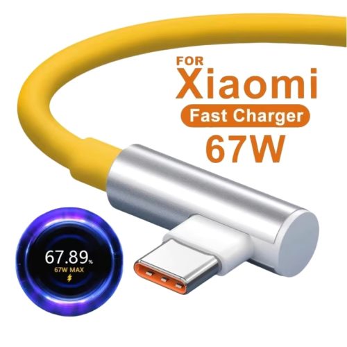 67W USB Type C Fast Charging Cable PD Quick Charge Phone Data Cord for 14 13 12 11 Pro Redmi Note Accessories