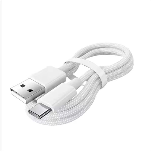 20W PD USB C Fast Charging Cable for 15 Pro Plus Nylon Braided Type C Data Cord Durable Charger