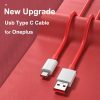 PD 65W Supervooc Fast Charger Cable for OnePlus 12 11 10T 9 7T Pro USB C Type C Warp Dash Charge 6T 5T Data Wire TPE