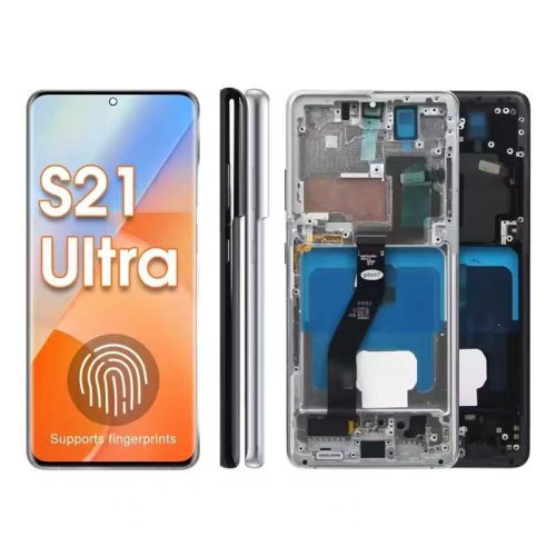 For S21 Ultra OLED Display Assembly SM-G998F SM-G998 Made in China OEM Grade High Brightness 12 Months Warranty