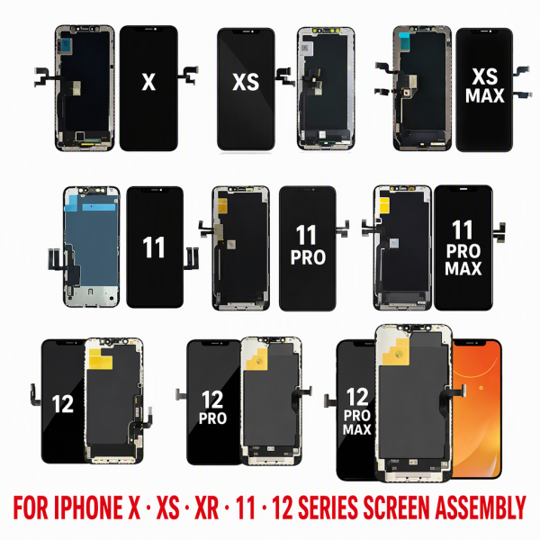 TFT Display Screen Assembly Compatible with iPhone X XS XS Max XR 11 11 Pro Max 12 12 Pro Max
