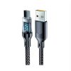 100W USB C Fast Charging Cable PD Data Cord With LED Power Display for Phone Lap Tablet