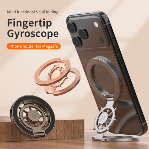 Magnetic Adsorption Foldable Phone Holder Ring Stand Double Sided Magnet for Smartphone Daily Use