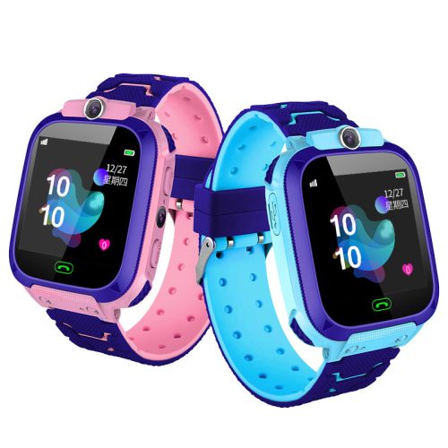 Kids Smart Watch Camera Remote Selfie Waterproof AMOLED Display 400mAh Battery Android Wearable Silicone Strap
