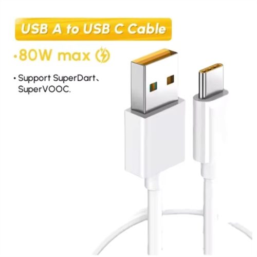 80W USB Type C Charging Cable Braided Fast Charger Cord Super Dart Data Sync Wire Durable for Smartphones Tablets