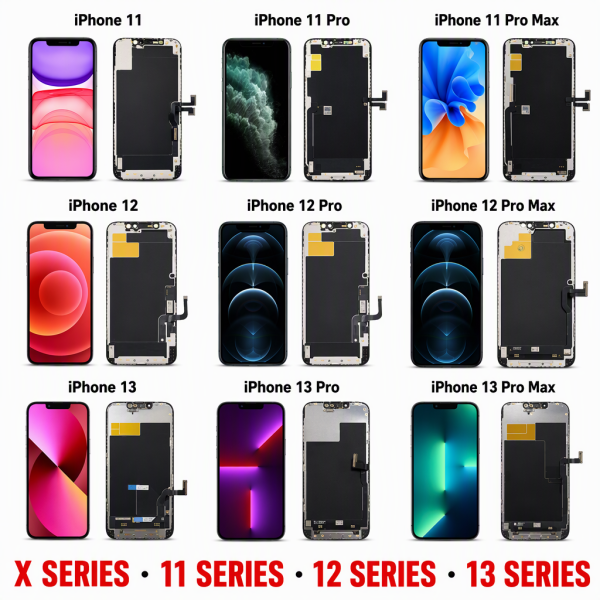 High Brightness In-Cell LCD Display Assembly Replacement Screen for iPhone 11pro 12pro Max 13 14plus Series