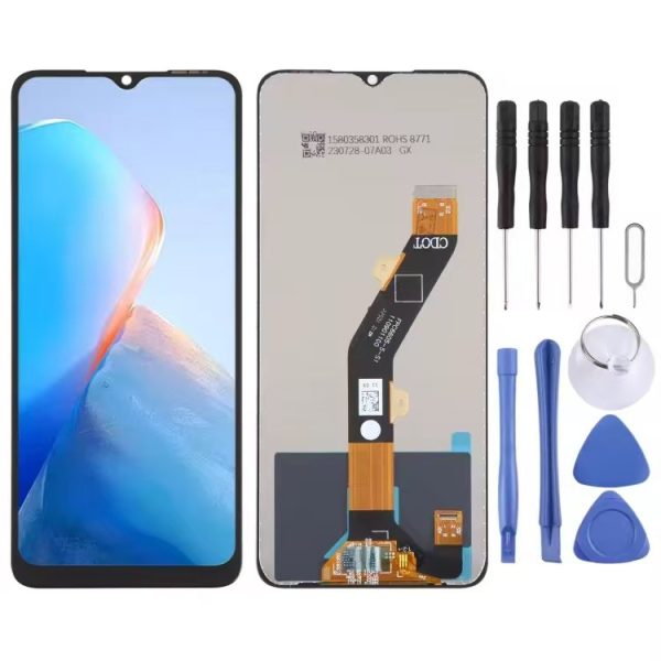 It Is Suitable for the Itel A90 Screen Assembly A6610L Crystal Internal and External Full-body Touch Display LCD