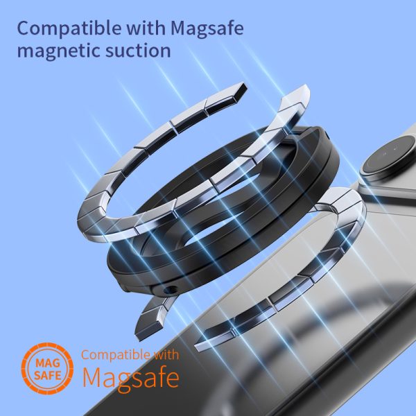 Strong Magnet Phone Stand Height Adjustable Flexible Bendable Waterproof Rust Resistant for Desk Office Use