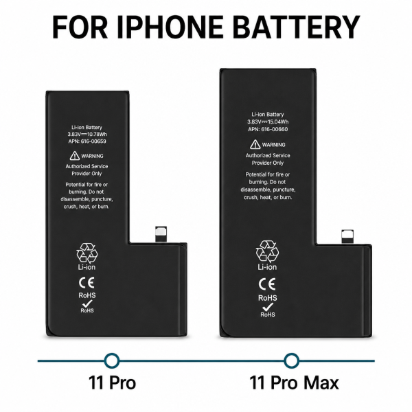 H8c460c783b0b43bdb022f48edcd34c2fX.png High Capacity 0-Cycle Li-ion Polymer Replacement Battery for iPhone 4 5 6 7 8 X XR XS 11 12 13 14 15 16 Pro Max