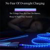 3 in 1 LED Phone Charger Cable TPE USB Type C Micro USB Glowing Charging Cord for Smartphone Tablet