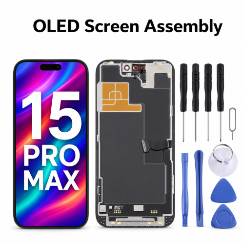 Huaxing OLED Flexible Display Assembly Replacement Screen for IPhone13ProMax14promax 15plus15promax16plus16ProMax17promax