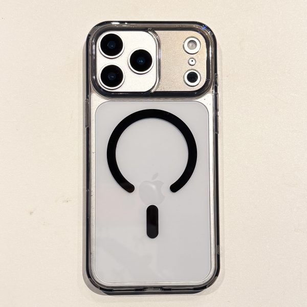 Wholesale N52 Strong Magnetic Case for iPhone 17 16 15 14 13 12, Crystal Clear TPU PC Hybrid Wireless Charging Cover
