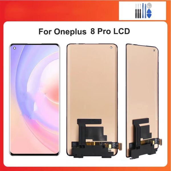 Applicable to OnePlus 8Pro Screen Assembly IN2020, 2021, 2023 LCD Touch Display