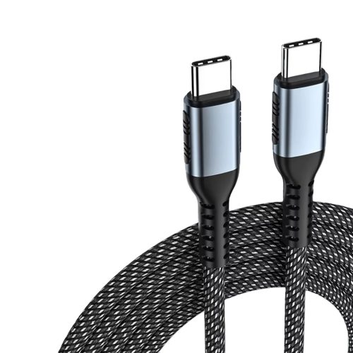 2M 6A PD 240W USB C Cable Fast Charging Data Sync Braided Type C Charger Cord With Smart Chip for Lap Phone Tablet