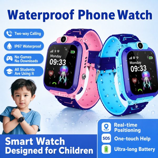 Hb18799fc235c418685fccb38603af3f0o.jpg Kids Smart Watch SIM Card Camera Remote Selfie Waterproof 400mAh Long Battery Life Android Kids Watch Silicone Band Boys Girls