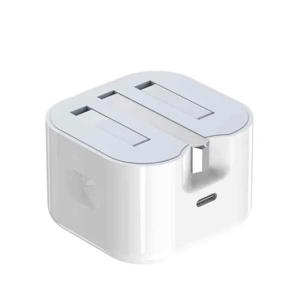 UK 20W PD Fast Charging Type C Wall Charger Foldable Plug USB C Power Adapter for Lap Mobile Phone Home Office