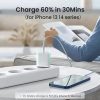30W PD USB C Fast Charger Wall Plug Type C Charging Cable for iPhone 11 12 13 14 15 16 17 Air Pro Plus