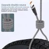 USB Type C Fast Charging Cable 8m Extended Length Nylon Braided Data Cord Durable Shielding Compatible Android Devices
