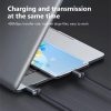 120W USB Type C Charging Cable 6A PD Fast Charge Braided Data Cord for Mobile Phones
