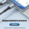 2M 6A PD 240W USB C Cable Fast Charging Data Sync Braided Type C Charger Cord With Smart Chip for Lap Phone Tablet
