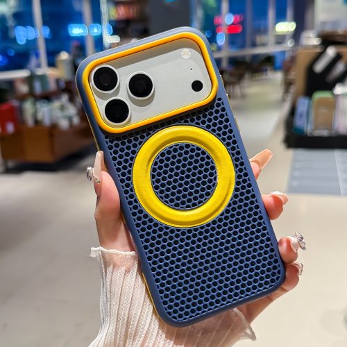 Custom Logo Magnetic Phone Case for iPhone 13-18 Series, 2800GS Strong Suction Mesh Case with Anti-fingerprint Coating