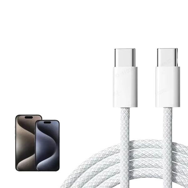 60W PD USB C Fast Charging & Data Transfer Cable for Lap, Tablet, Smartphone