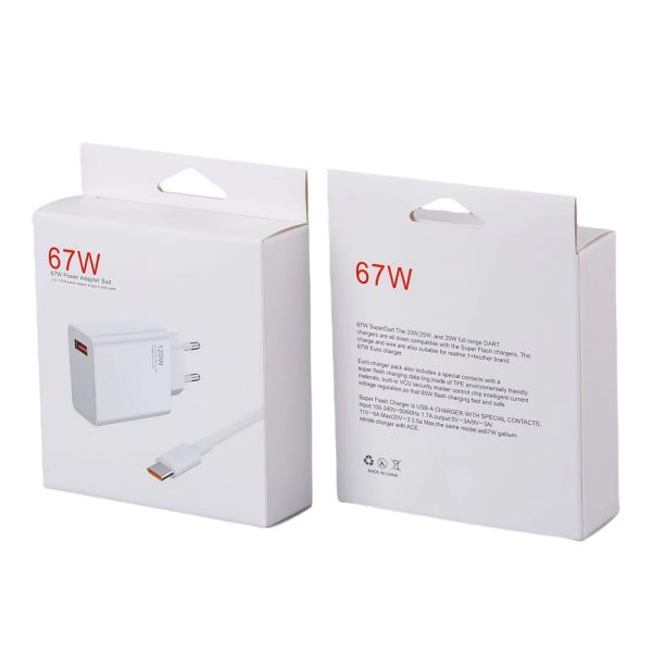 67W USB C Fast Charging Cable Quick Charge Type C Power Cord for Redmi Note 14 13 10 T Pro Mobile Phone