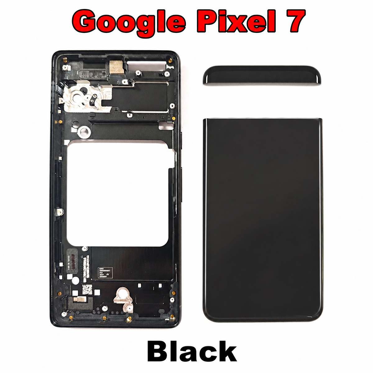 Original Battery Glass Back Cover Accessories for the Middle Frame, Top , Bottom and of Google Pixel7