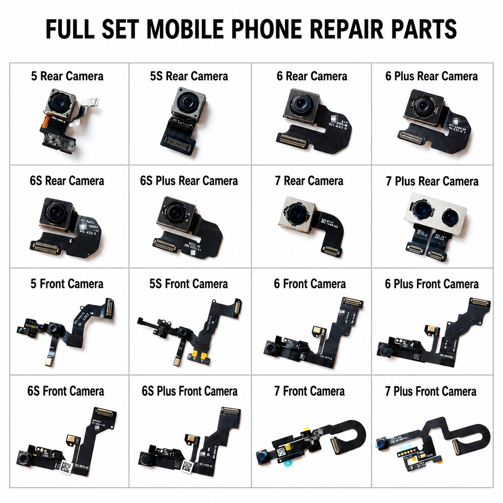 Wholesale Mobile Phone Spare Parts Repair Components for iPhone 6 6S 7 8 Plus X XR XS Max LCD Screen Battery Charging Port Glass